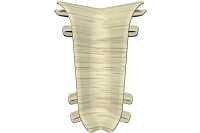 Внутренний угол для плинтуса 55мм "Идеал Классик"